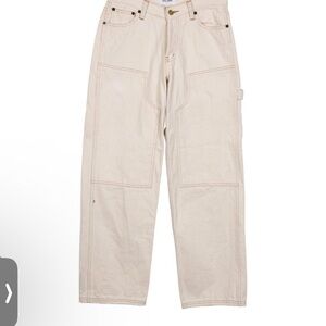 Cream Workwear Pants